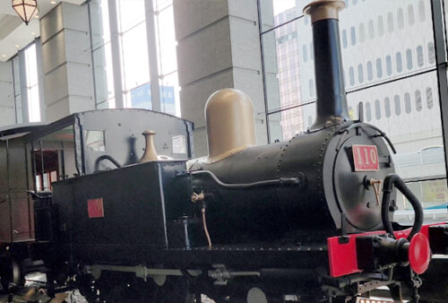旧横濱鉄道歴史展示（旧横ギャラリー） 110形蒸気機関車