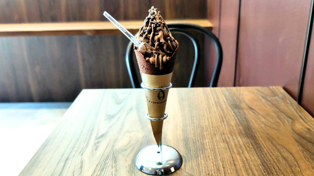 LE CHOCOLAT DE H　軽井沢店のソフトクリームチョコ味