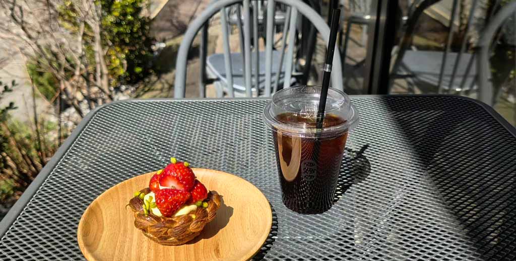 daco軽井沢のダコタルトとオリジナルコーヒー