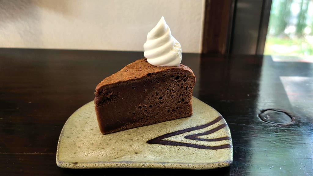丸山珈琲のチョコレートケーキ
