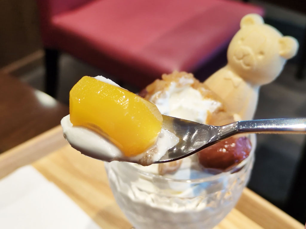 CAFE SAKU G 軽井沢店の栗づくしの栗