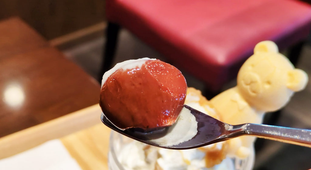 CAFE SAKU G 軽井沢店の栗づくしの栗