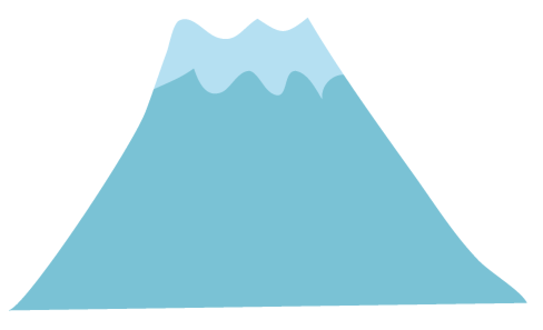 富士山のイラスト