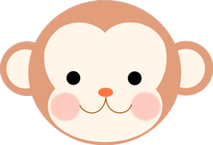 猿のイラスト
