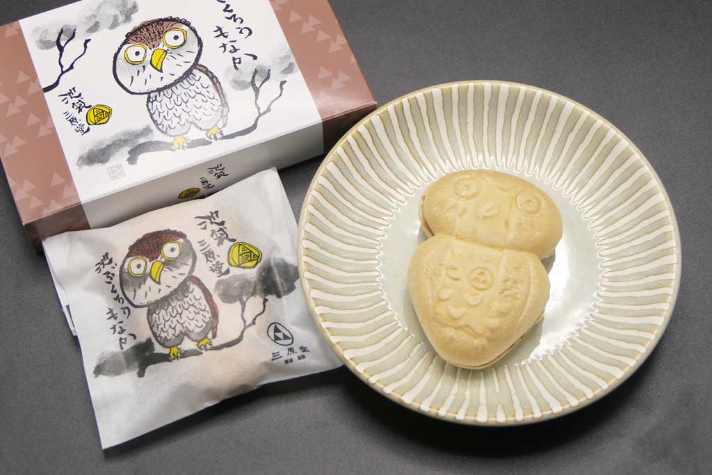 池袋 三原堂」の「池ぶくろう最中」