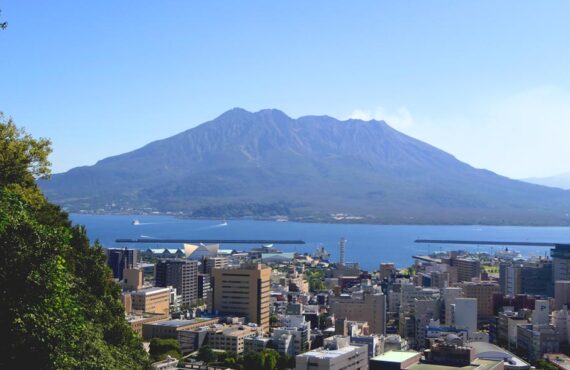 鹿児島県にある桜島