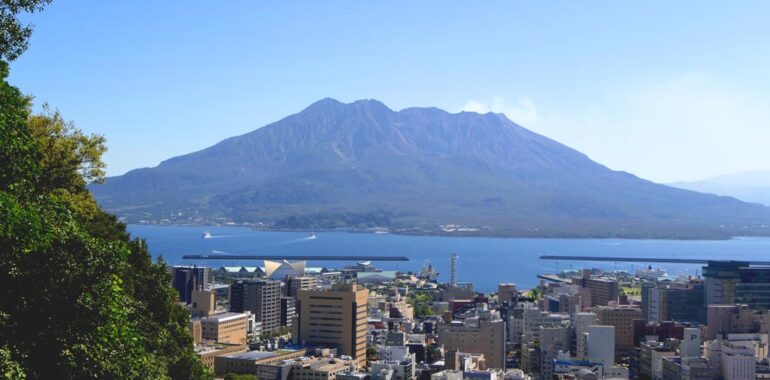 鹿児島県にある桜島