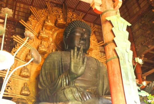 奈良の東大寺にある大仏