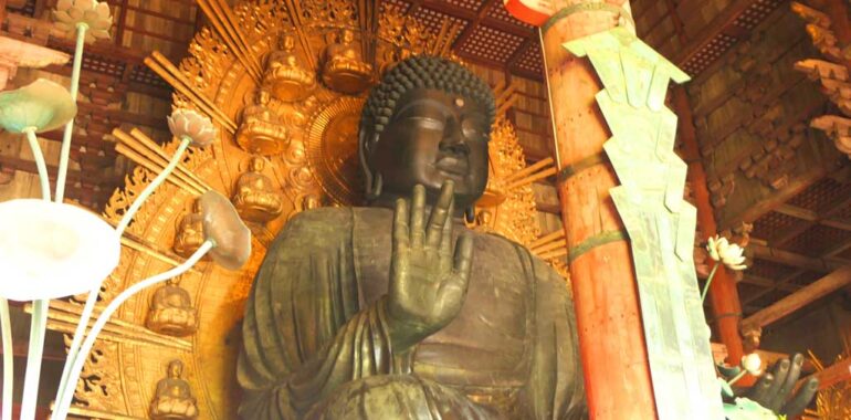 奈良の東大寺にある大仏